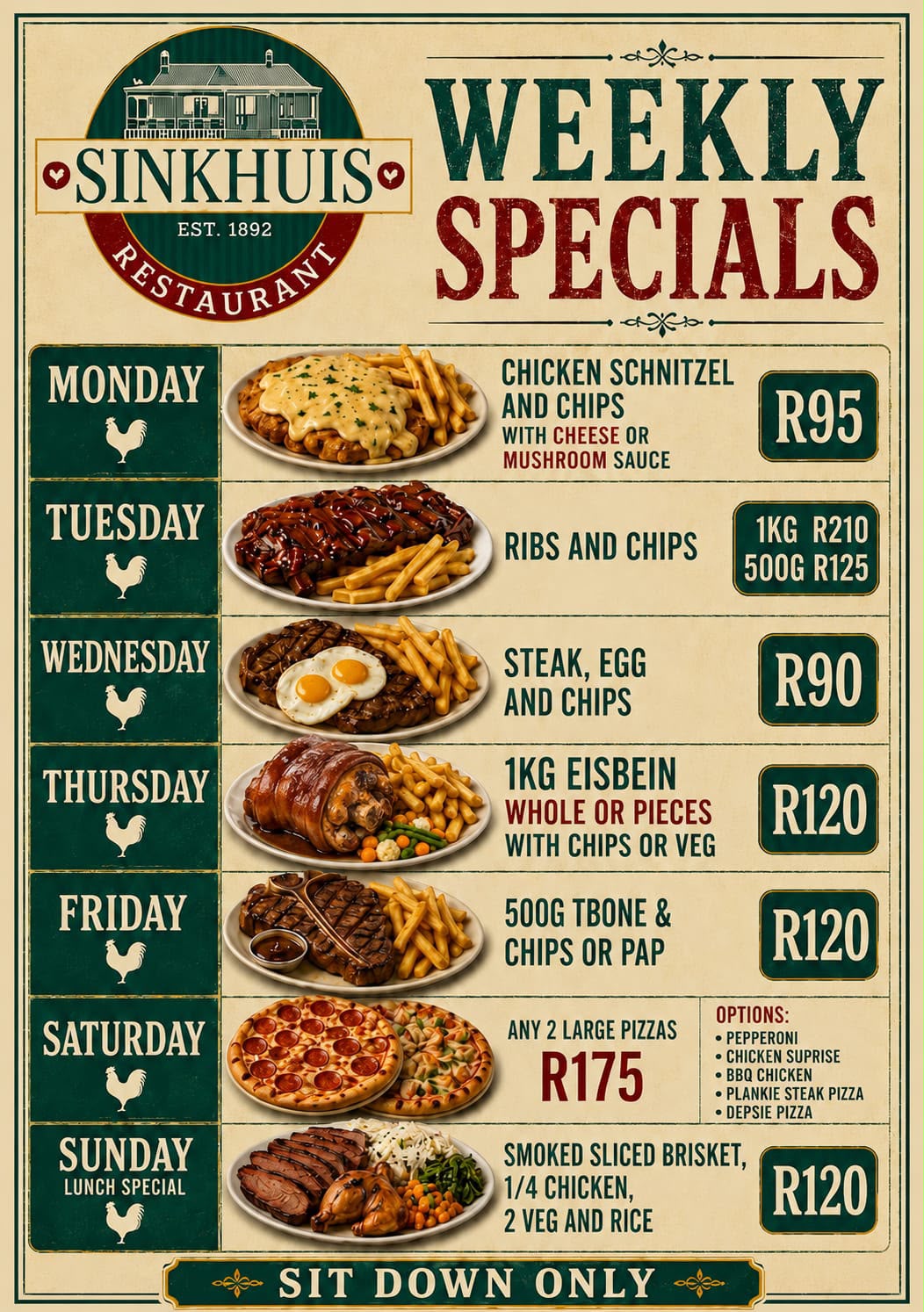 Specials Page